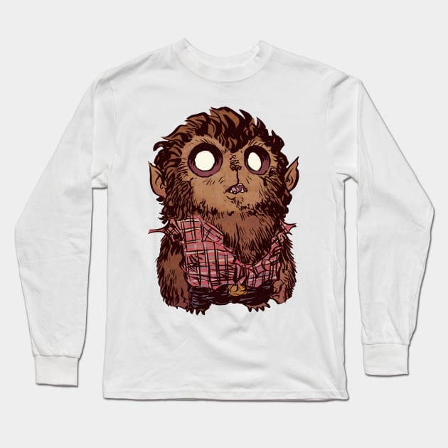 Wolf Man Long Sleeve T-Shirt by jesse.lonergan